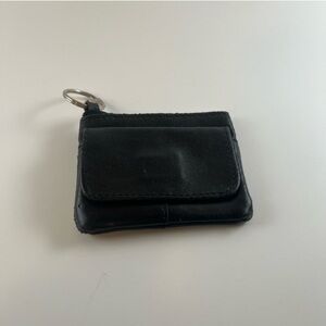 Black coin pouch